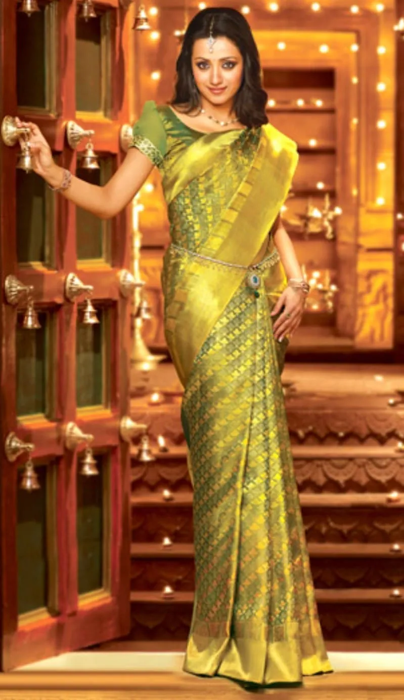 trisha in bridal wear stills